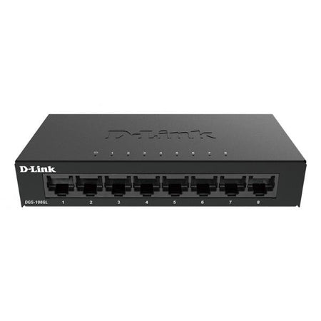 D-LINK DGS-108GL - DESKTOP SWITCH 8 PORTE GIGABIT NON GESTITE