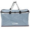 Borsa Frigo pieghevole con maniglie in alluminio da mare e campeggio 35 lt