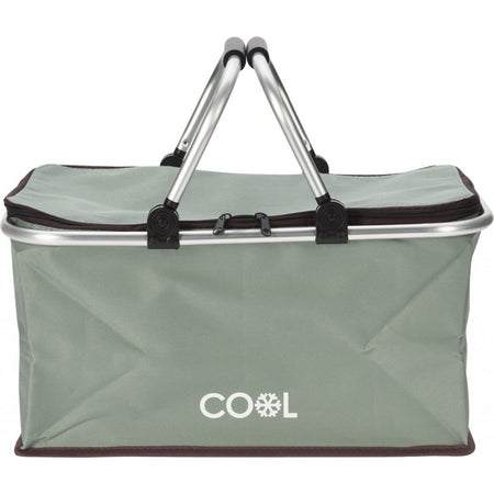 Borsa Frigo pieghevole con maniglie in alluminio da mare e campeggio 35 lt