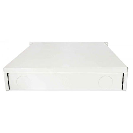 Intellinet 19quot; Cassetto portaoggetti, 2U, con serratura, profondità 466 mm, Grigio - Cassetto portaoggetti rack - Grigio, RAL 7035 - 2U - 48,3 cm (19")