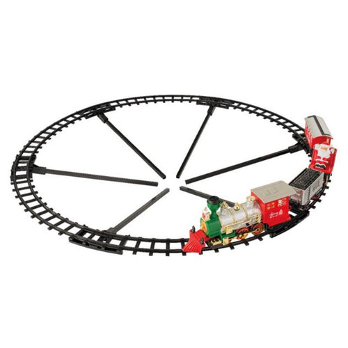 Trenino con vagoni che si muove con rotaie circolari da 274 cm a LED