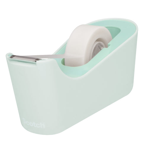 Dispenser Da Tavolo C18 Menta+1 Rotolo Di Nastro Adesivo Scotch Magic19X33