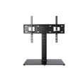 Universal steel/glass tv table stand no swivel function. mounted on the vesa interface of tv. maximum supported vesa 600x400 - ASFX600/00W