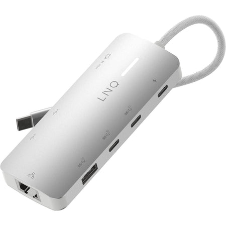 Hub USB Linq Byelements LQ49081PS Bianco Grigio
