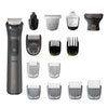 Philips multigroom series 7000 rasoio rifinitore all-in-one 15 in 1 per viso, testa e corpo mg7940/15