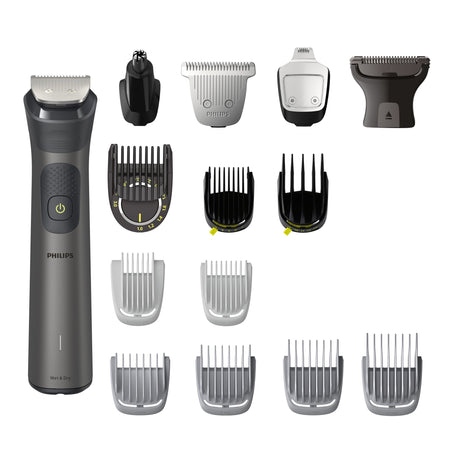 Philips multigroom series 7000 rasoio rifinitore all-in-one 15 in 1 per viso, testa e corpo mg7940/15