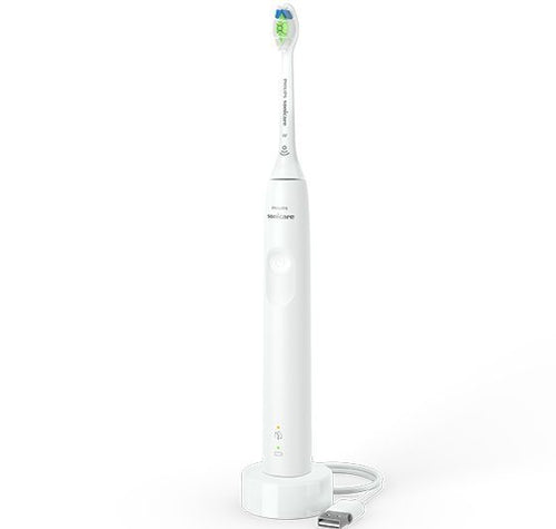 Philips sonicare 4100 series spazzolino elettrico sonico nero hx3681/33