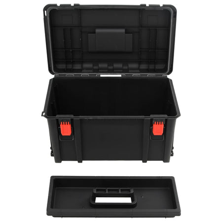 Valigetta da Volo Portatile Nera 57x35x32,5 cm in PP