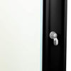 Armadietto Di Rete Nero 60 X 35 X 28 Cm Acciaio