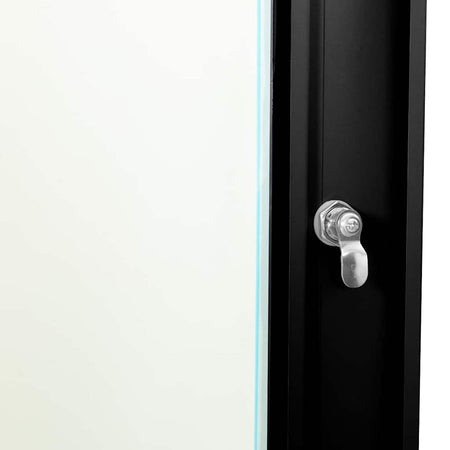 Armadietto Di Rete Nero 60 X 35 X 28 Cm Acciaio