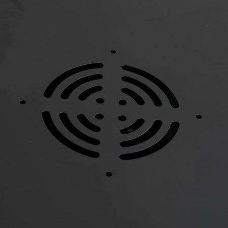 Armadietto Di Rete Nero 53 X 45 X 21 Cm Acciaio