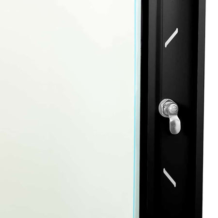 Armadietto di rete Nero 53 x 60 x 30 cm Acciaio