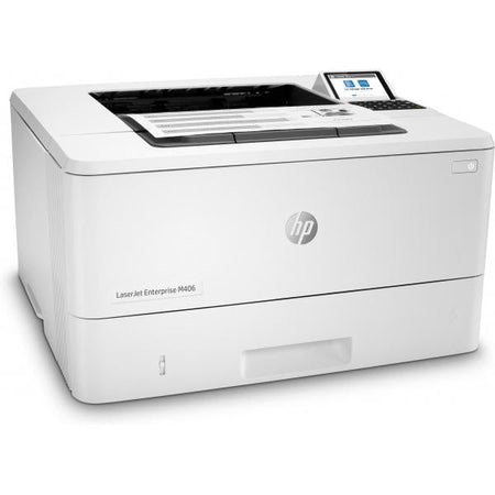 HP STAMP. LASER A4 B/N, LASERJET M406DN, 40PPM, FRONTE/RETRO, USB/LAN