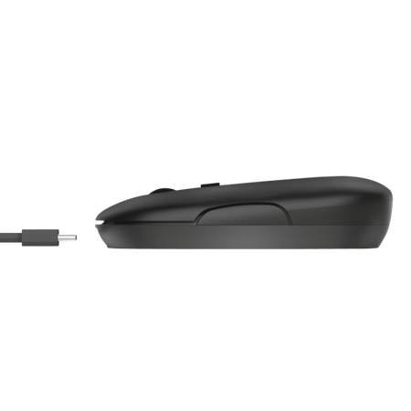 MOUSE PUCK WIRELESS BLUETOOTH BLACK