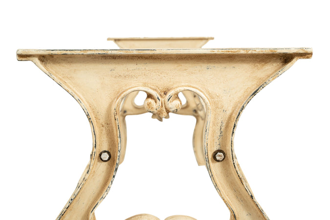 Biscottini Biscottini Base Tavolo Ghisa Finitura Anticata Robusta Stabile Design Antico