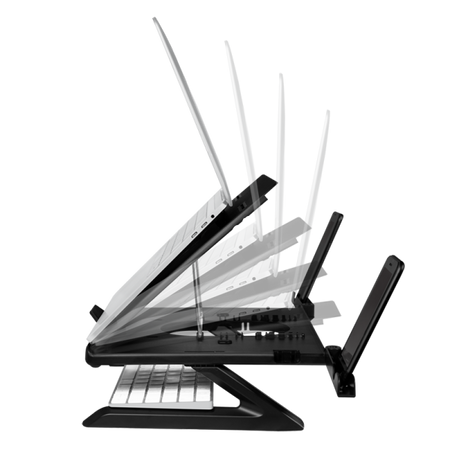 Supporto per Notebook e Tablet 10-15.6'' Ergonomico Nero