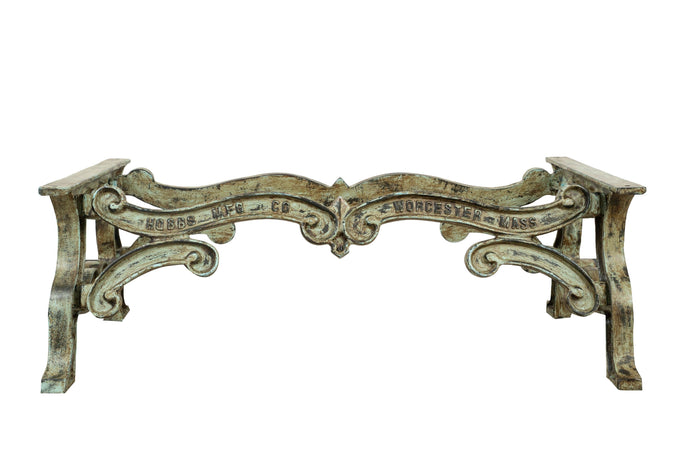 Biscottini Biscottini Base Tavolo Ghisa Anticata Robusta Stabile 127x69x43 Per Piani