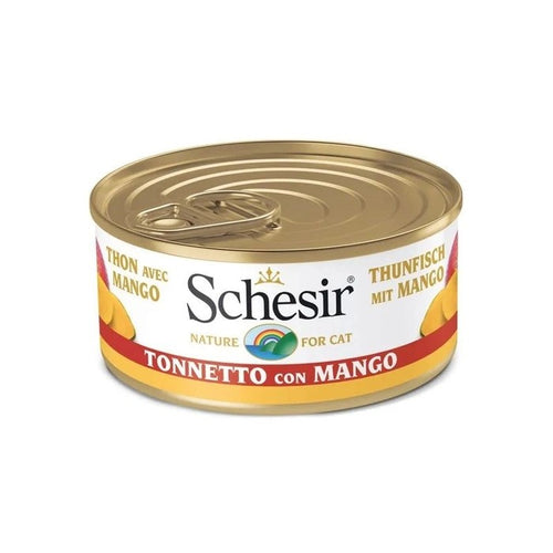 Schesir Tonnetto con Mango Scatoletta per Gatti Adulti 75gr