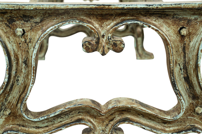 Biscottini Biscottini Base Tavolo Ghisa Anticata Robusta Stabile 127x69x43 Per Piani