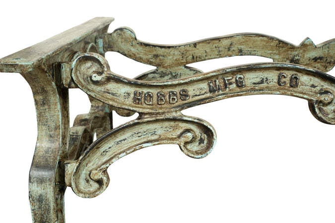 Biscottini Biscottini Base Tavolo Ghisa Anticata Robusta Stabile 127x69x43 Per Piani