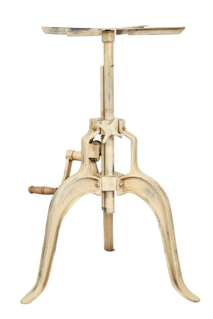 Biscottini Biscottini Base Tavolo Ghisa Anticata Robusta Fatta a Mano 65x65x72 104 Stile