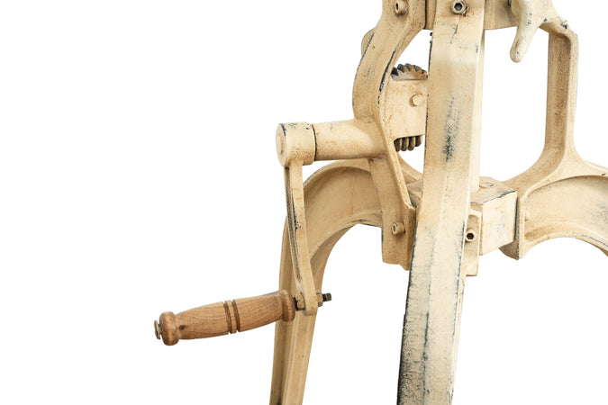 Biscottini Biscottini Base Tavolo Ghisa Anticata Robusta Fatta a Mano 65x65x72 104 Stile