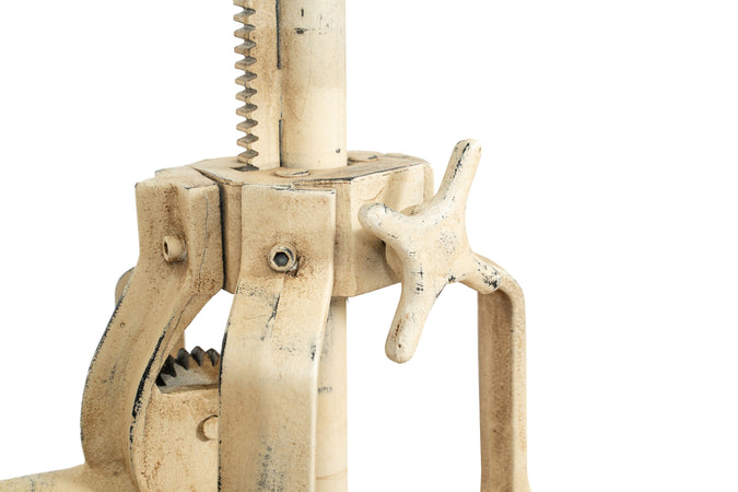 Biscottini Biscottini Base Tavolo Ghisa Anticata Robusta Fatta a Mano 65x65x72 104 Stile