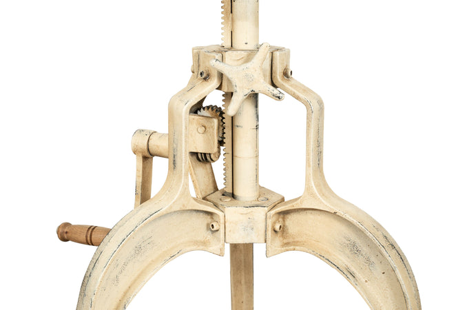 Biscottini Biscottini Base Tavolo Ghisa Anticata Robusta Fatta a Mano 65x65x72 104 Stile