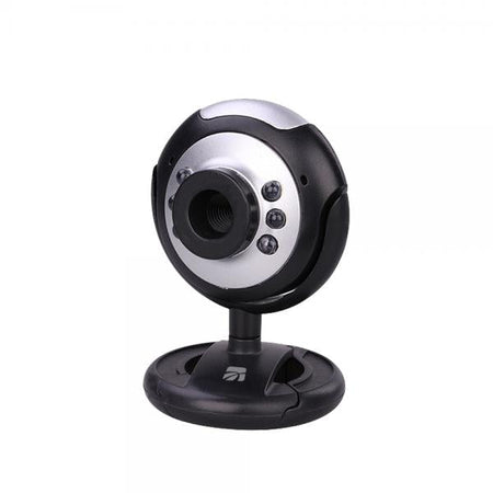 Webcam Hd 640x480 Con Microfonoe Luce Led Usb2.0 Nero Cod.33861