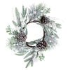 Ghirlanda di natale corona innevata Johann con bacche pigne decorazione natalizia Ø 35 cm