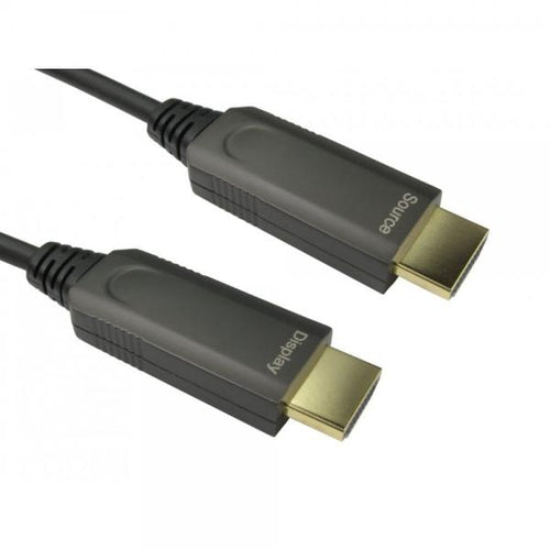 Cables Direct AOCHDMI-015 cavo HDMI 15 m HDMI tipo A [Standard] Nero (15m Active Optical HDMI Cable 48Gbps, 8k @60Hz)