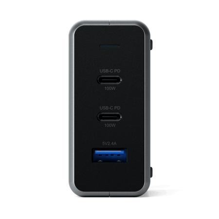 Satechi ST-TC100GM-EU Caricabatterie per dispositivi mobili Universale Grigio AC Auto (Satechi ST-TC100GM - str?mforsyningsad)