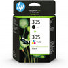 HP 305 2-PACK (6ZD17AE) - BLACK + TRI-COLOR - CARTUCCIA ORIGINALE