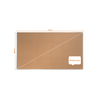 Nobo 1915414 bacheca per annunci Bacheca fissa Marrone Sughero (Nobo 1915414 Impression Pro 710x400mm Widescreen Cork Notice Board)
