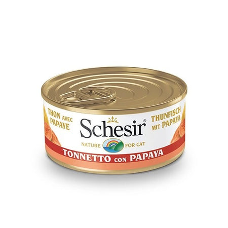 Schesir Tonnetto con Papaya Scatoletta per Gatti Adulti 75gr