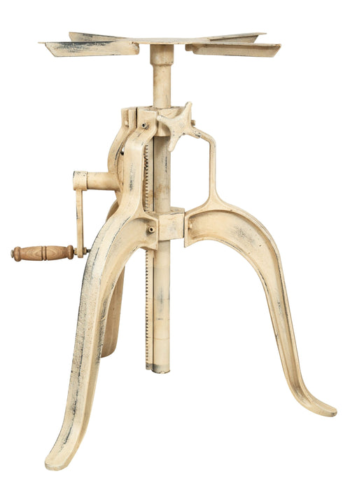 Biscottini Biscottini Base Tavolo Ghisa Anticata Robusta Fatta a Mano 65x65x72 104 Stile