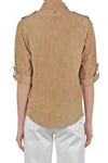 SALVATORE SANTORO Salvatore Santoro - Giubbotto di pelle - 430403 - Beige da donna
