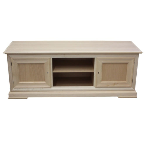 MOBILI 2G - Porta tv 2 porte 1 vano a giorno Legno grezzo 162x51x61 (3128)