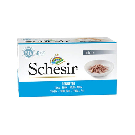 Schesir Jelly Tonnetto Multipack per Gatti Adulti 6X50gr