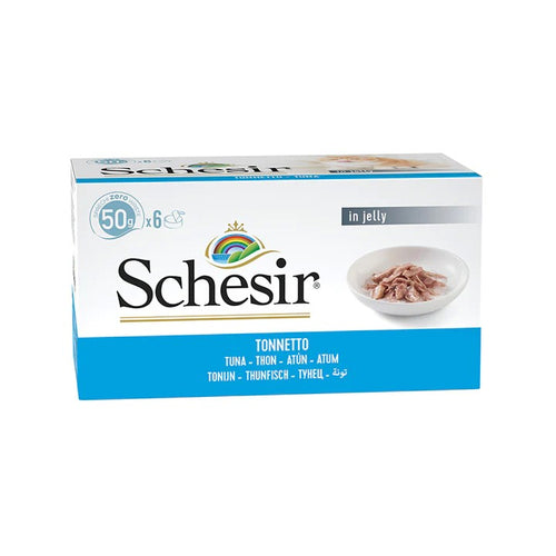 Schesir Jelly Tonnetto Multipack per Gatti Adulti 6X50gr
