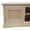 MOBILI 2G - Porta tv 2 porte 1 vano a giorno Legno grezzo 162x51x61 (3128)