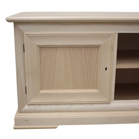 MOBILI 2G - Porta tv 2 porte 1 vano a giorno Legno grezzo 162x51x61 (3128)