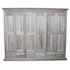 MOBILI 2G -  Armadio classico 6 porte 6 cassetti legno grezzo  300X61X240 (685)