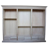 MOBILI 2G -  Armadio classico 6 porte 6 cassetti legno grezzo  300X61X240 (685)