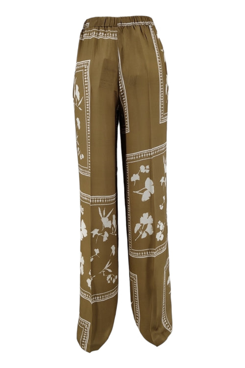1-ONE Pantaloni Cammello/avorio da donna