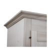 Armadio classico 3 porte bianco filo verde legno 185X62X220 (598)