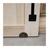 MOBILI 2G -  Armadio classico 2 porte scorrevoli legno grezzo 275X66X254 (2166)