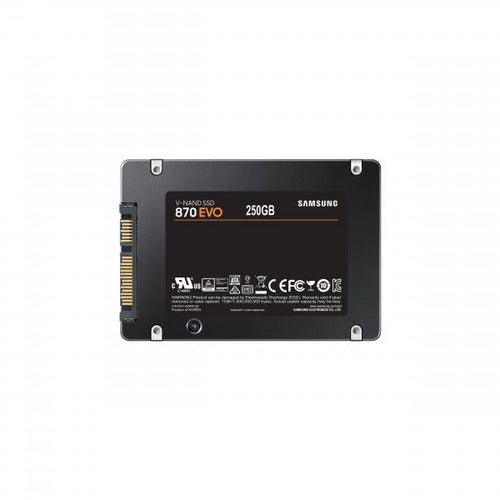 Samsung 870 EVO e' un SSD da 256GB di capacita' e velocita' di letture di 560MB/s