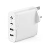 ALOGIC 4X100 Universale Bianco AC Interno (Alogic 4X100 Rapid Power 4 Port 100W GaN Charge [1Year warranty])