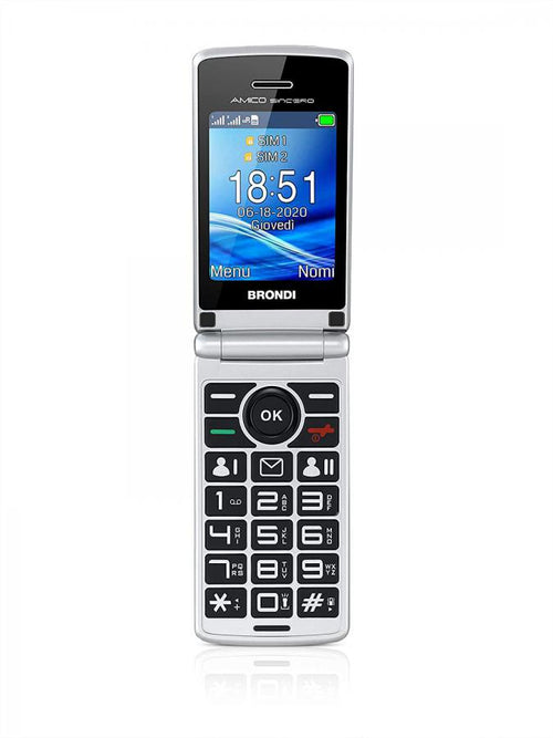brondi amico sincero clamshell brondi dual sim